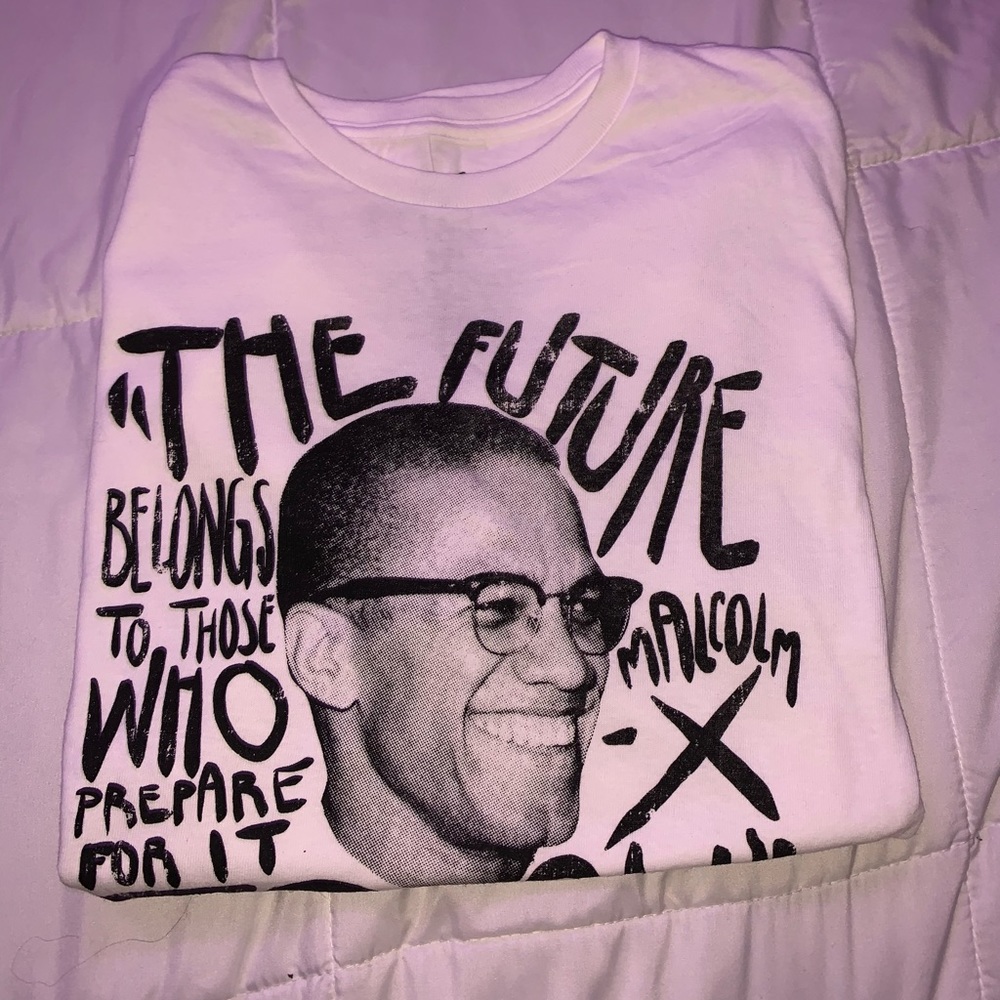 Malcolm X tee, never worn, great condition
